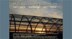 Desktop Screenshot of multiaquaculturesystems.com